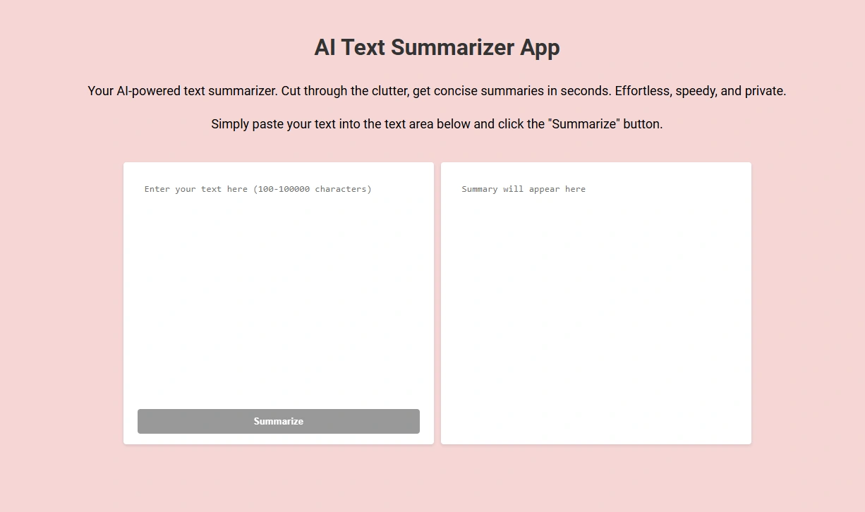 AI-text-Summarizer